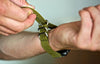 Nylon Apple Watch Strap Wrist Olive DaLuca Straps.