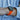Two Piece Ballistic Nylon Watch Strap Orange PVD By DaLuca Straps.